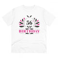 Generic Men's PC Cotton 56th Birthday Printed T Shirt (Color: White, Thread Count: 180GSM)