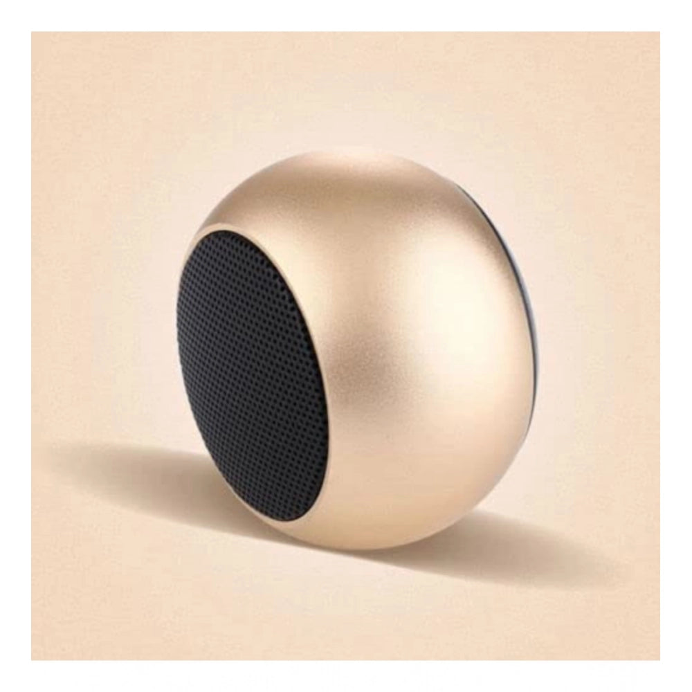 Generic Plastic Rubber Wireless M3 Bluetooth Speaker (Rose Gold)