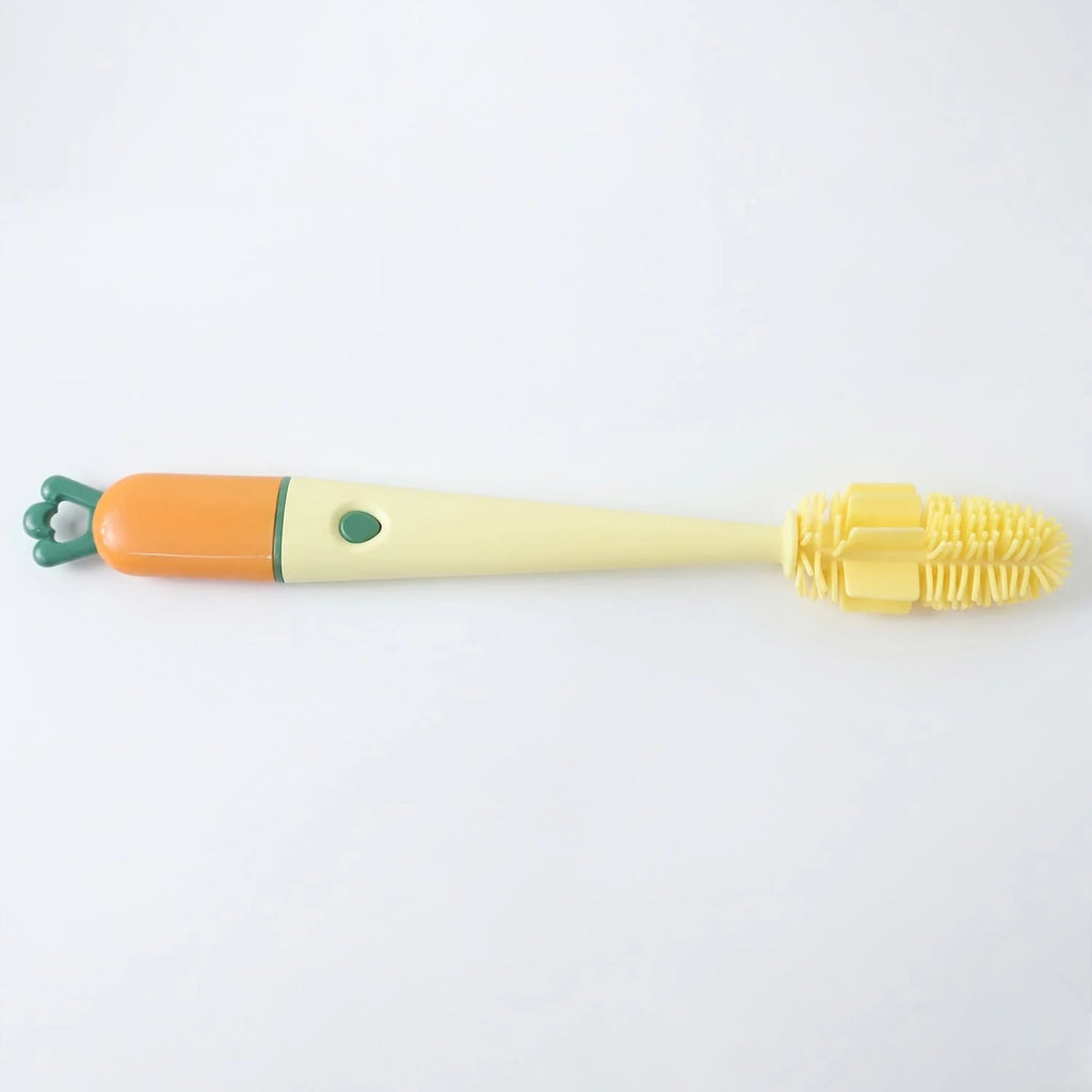 3 In 1 Bottle Cleaning Brush With Silicone Head For Cups And Flasks (1 Pc)