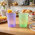 Reusable Plastic Drinking Glass 200 Ml Approx (1 Pc Mix Color)