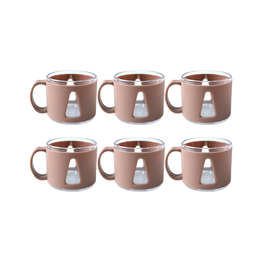 Premium Round Tea Cup Set (6 Pc Set)