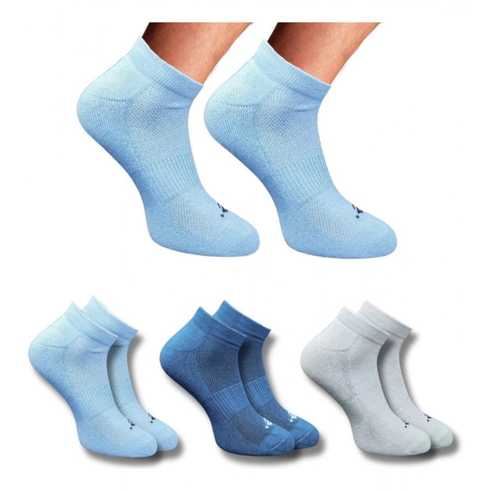 Generic 3_Pair Set Unisex Casual Cotton Printed Low Cut Socks (Multicolor)