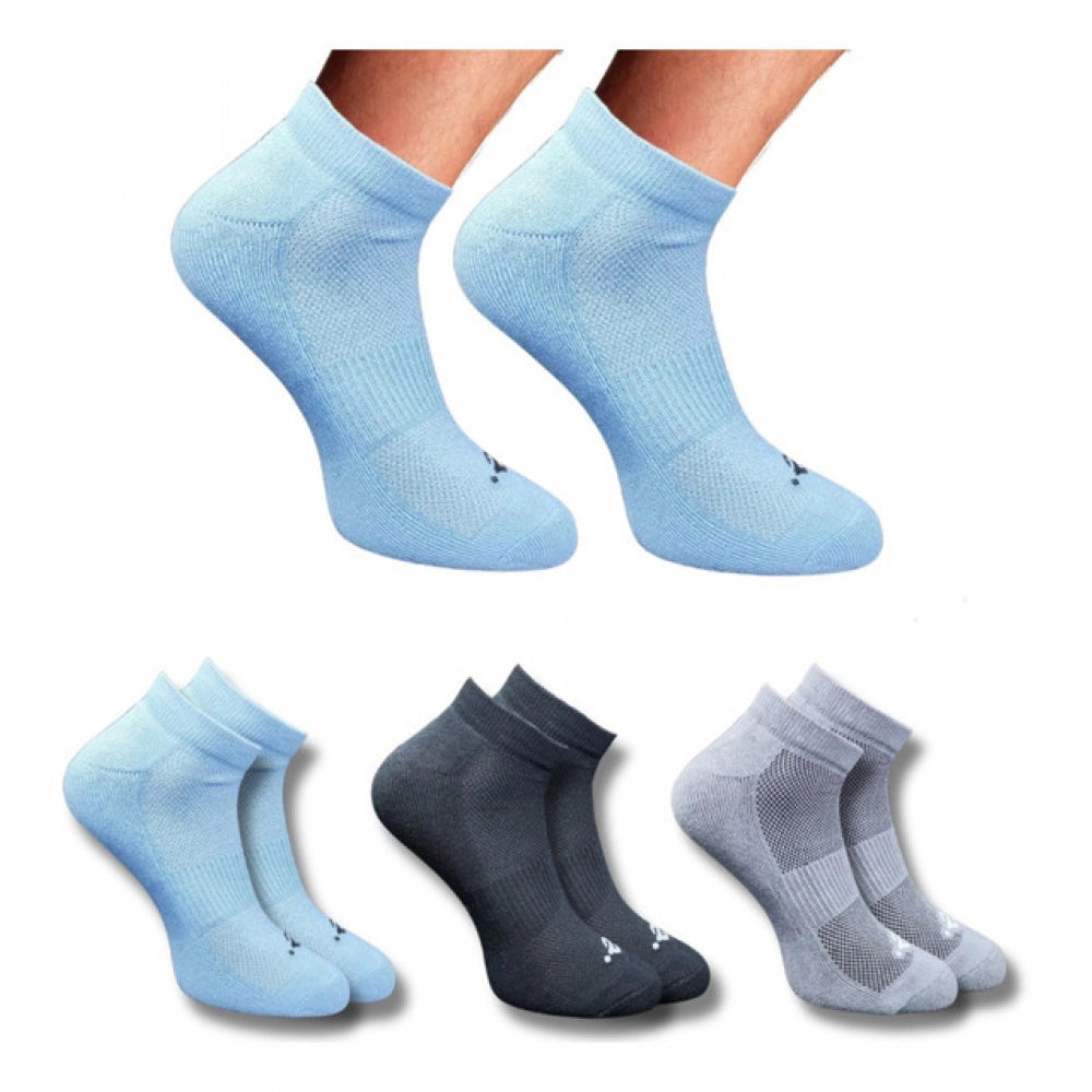 Generic 3_Pair Set Unisex Casual Cotton Printed Low Cut Socks (Multicolor)