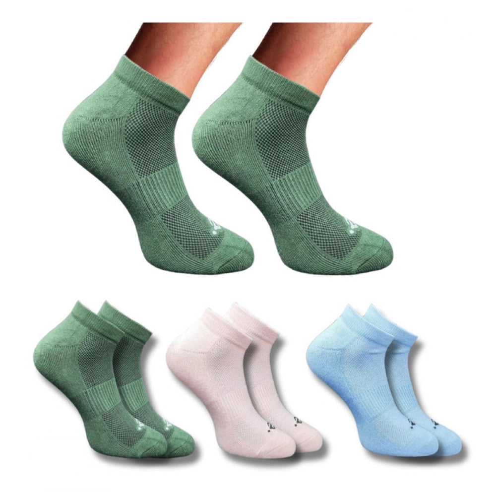 Generic 3_Pair Set Unisex Casual Cotton Printed Low Cut Socks (Multicolor)