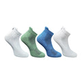 Generic 4_Pair Set Unisex Casual Bamboo Cotton Printed Ankle Length Socks (Multicolor)