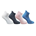 Generic 4_Pair Set Unisex Casual Bamboo Cotton Printed Ankle Length Socks (Multicolor)