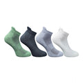 Generic 4_Pair Set Unisex Casual Bamboo Cotton Printed Ankle Length Socks (Multicolor)