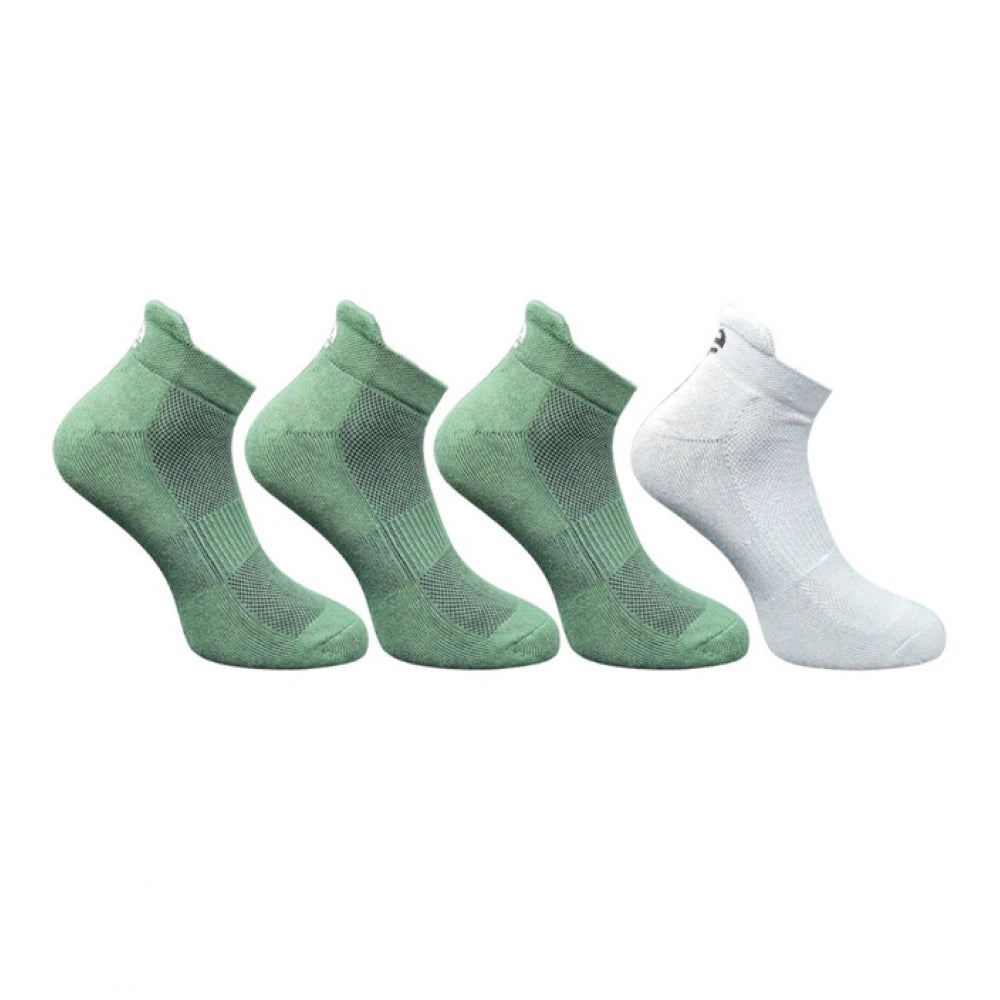 Generic 4_Pair Set Unisex Casual Bamboo Cotton Printed Ankle Length Socks (Multicolor)