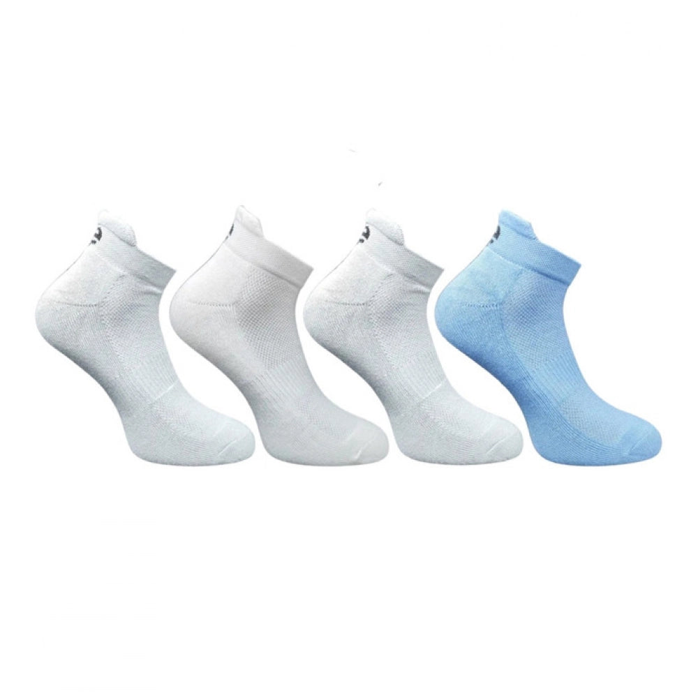 Generic 4_Pair Set Unisex Casual Bamboo Cotton Printed Ankle Length Socks (Multicolor)