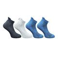 Generic 4_Pair Set Unisex Casual Bamboo Cotton Printed Ankle Length Socks (Multicolor)