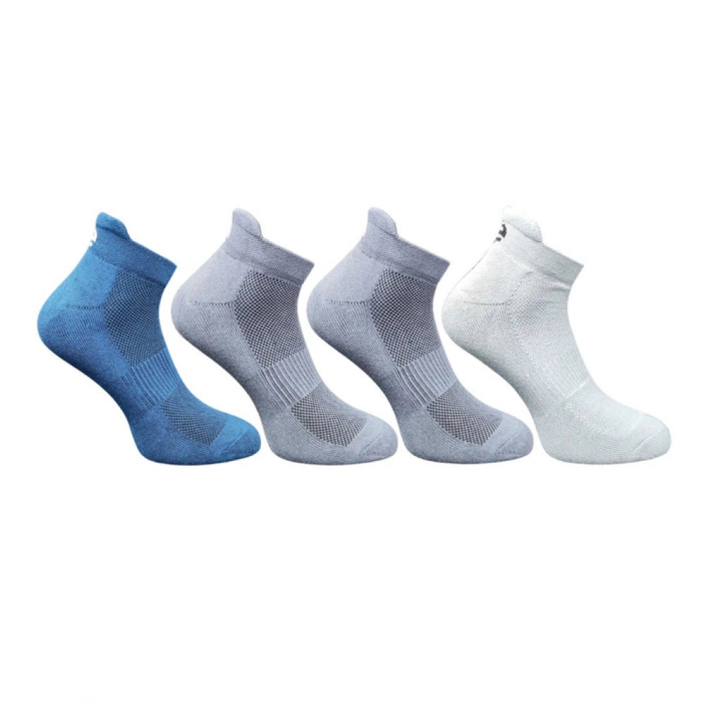 Generic 4_Pair Set Unisex Casual Bamboo Cotton Printed Ankle Length Socks (Multicolor)