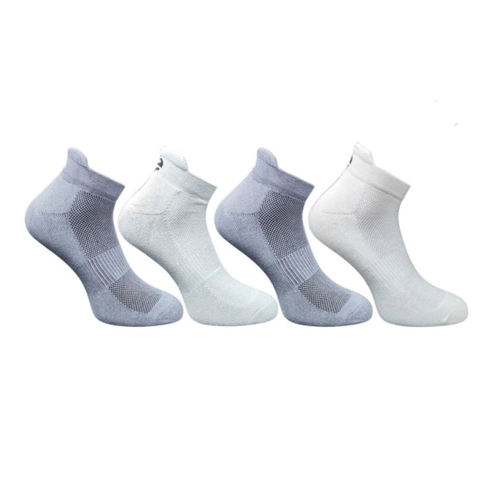 Generic 4_Pair Set Unisex Casual Bamboo Cotton Printed Ankle Length Socks (Multicolor)
