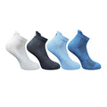 Generic 4_Pair Set Unisex Casual Bamboo Cotton Printed Ankle Length Socks (Multicolor)