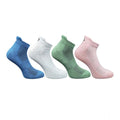 Generic 4_Pair Set Unisex Casual Bamboo Cotton Printed Ankle Length Socks (Multicolor)