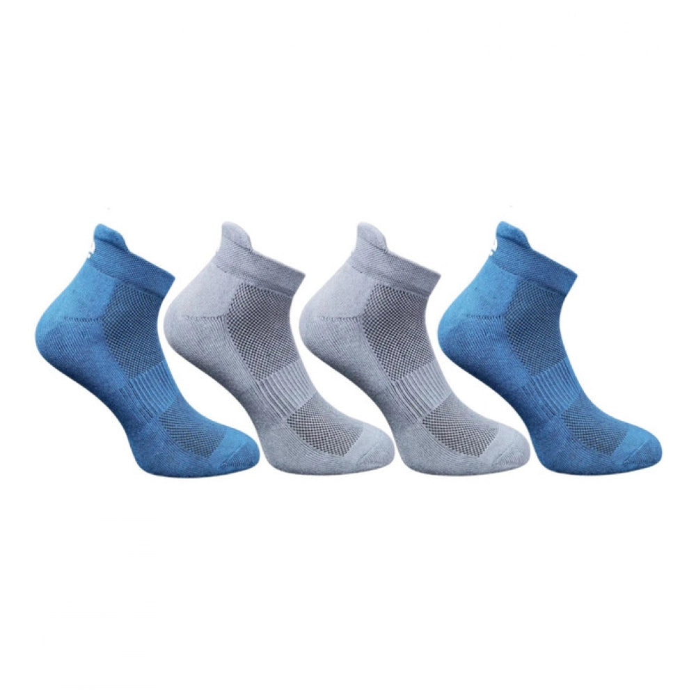 Generic 4_Pair Set Unisex Casual Bamboo Cotton Printed Ankle Length Socks (Multicolor)