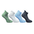 Generic 4_Pair Set Unisex Casual Bamboo Cotton Printed Ankle Length Socks (Multicolor)