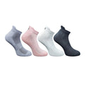 Generic 4_Pair Set Unisex Casual Bamboo Cotton Printed Ankle Length Socks (Multicolor)