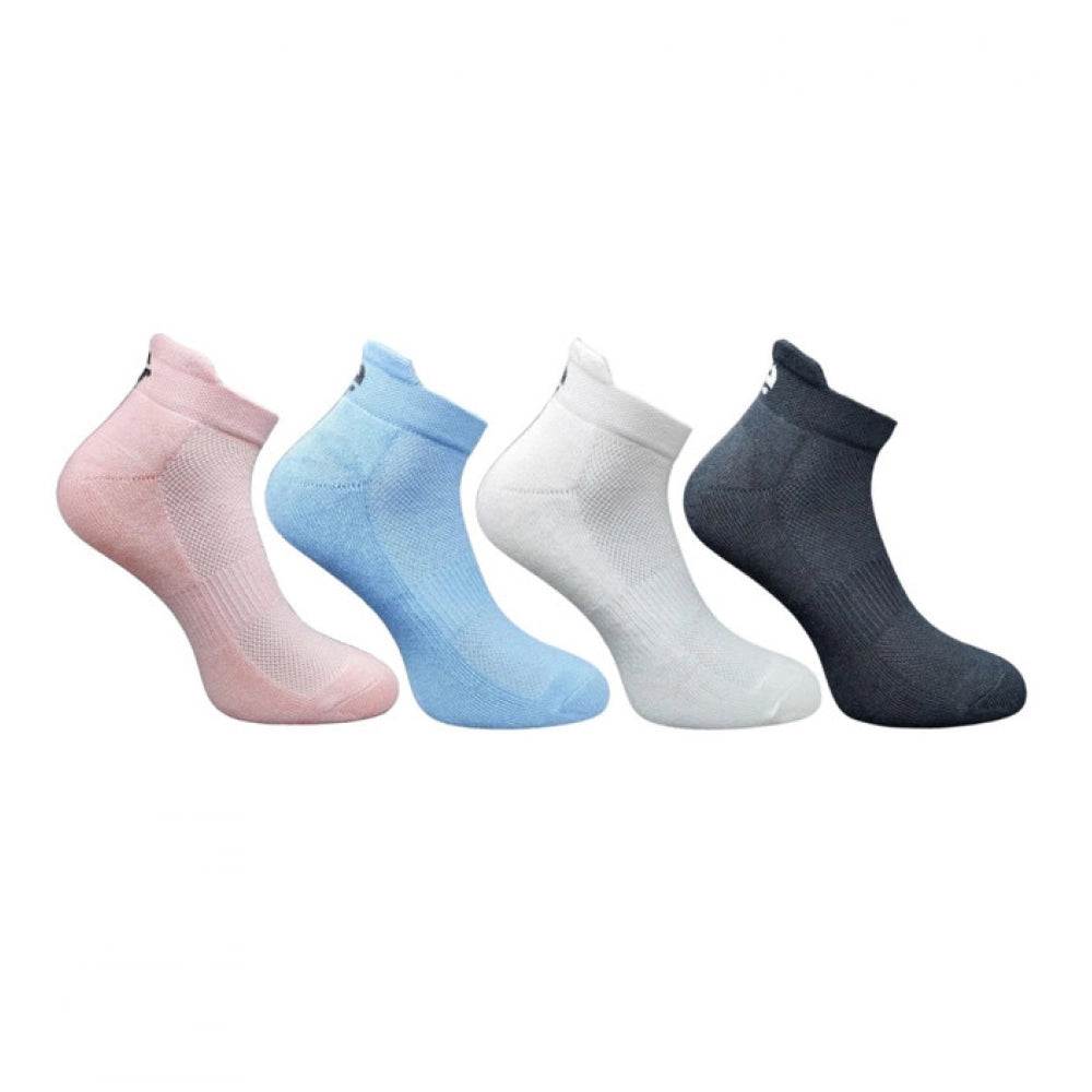 Generic 4_Pair Set Unisex Casual Bamboo Cotton Printed Ankle Length Socks (Multicolor)