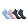 Generic 4_Pair Set Unisex Casual Bamboo Cotton Printed Ankle Length Socks (Multicolor)