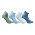 Generic 4_Pair Set Unisex Casual Bamboo Cotton Printed Ankle Length Socks (Multicolor)