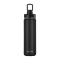 Generic 1000 Ml Double Wall Insulated Stainless Steel Water Bottle With Screw Lid (Black)