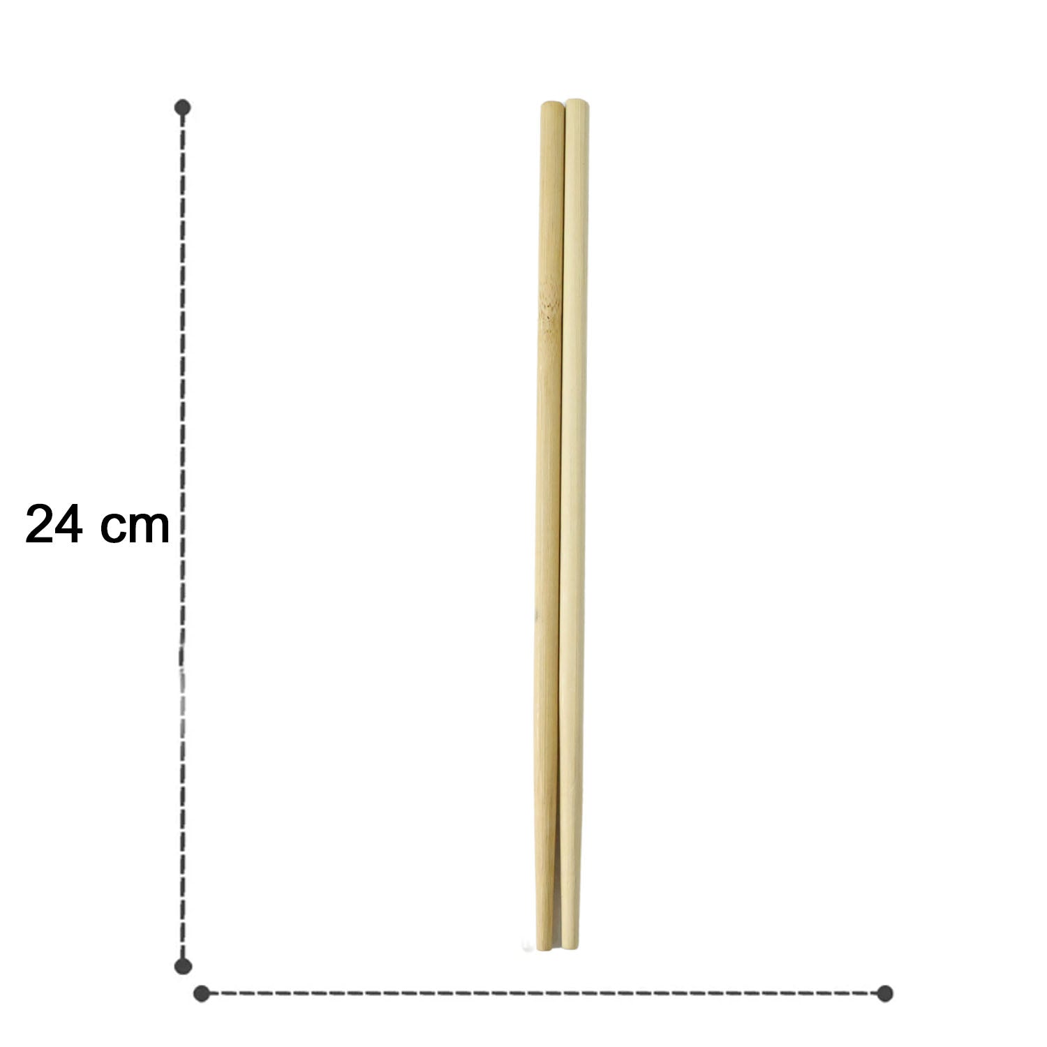 Premium Reusable Bamboo Chopsticks Set (Set Of 5 Pair)
