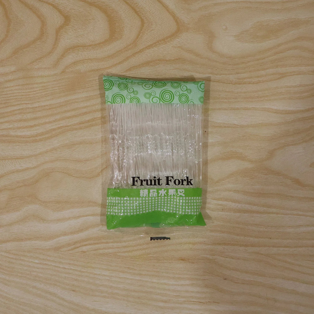 Mini Disposable Plastic Fruit Fork For Parties Snacks And Desserts (1 Pack)