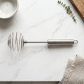 Stainless Steel Large Round Spring Whisk Egg Beater For Kitchen Cooking (1 Pc)