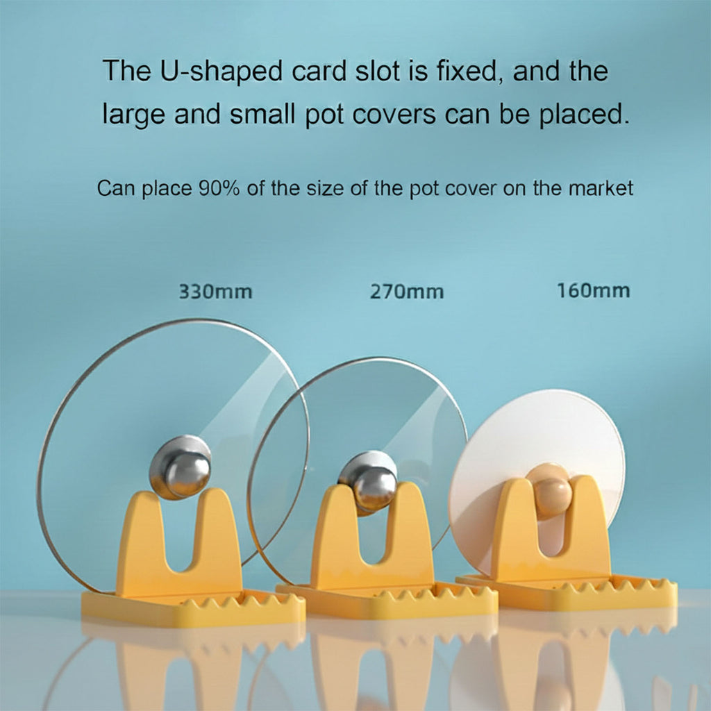 Multipurpose Kitchen Lid  Spoon Holder Stand (1 Pc)